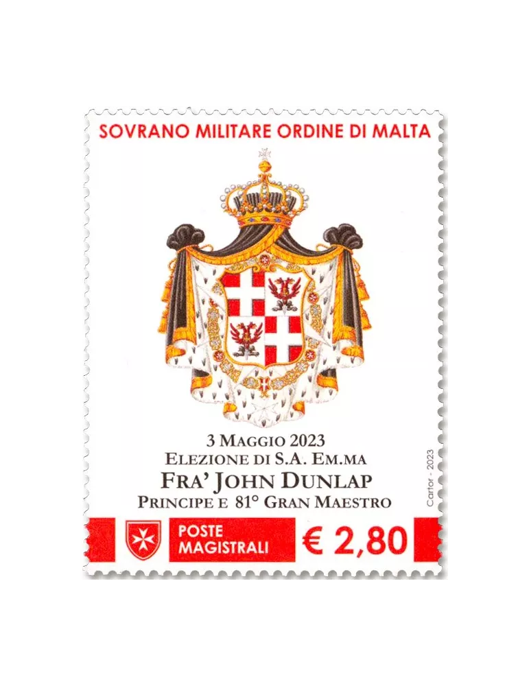 n° 1687 - Timbre ORDRE de MALTE Poste