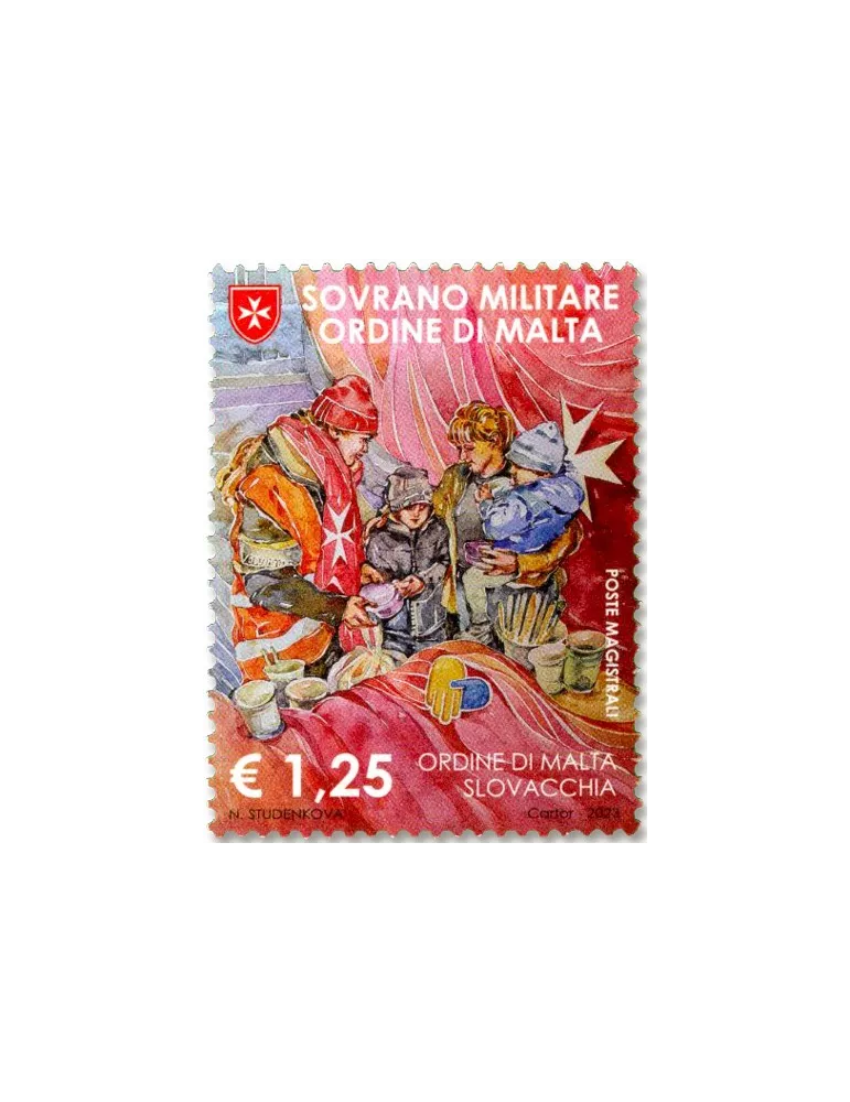 n° 1690 - Timbre ORDRE de MALTE Poste