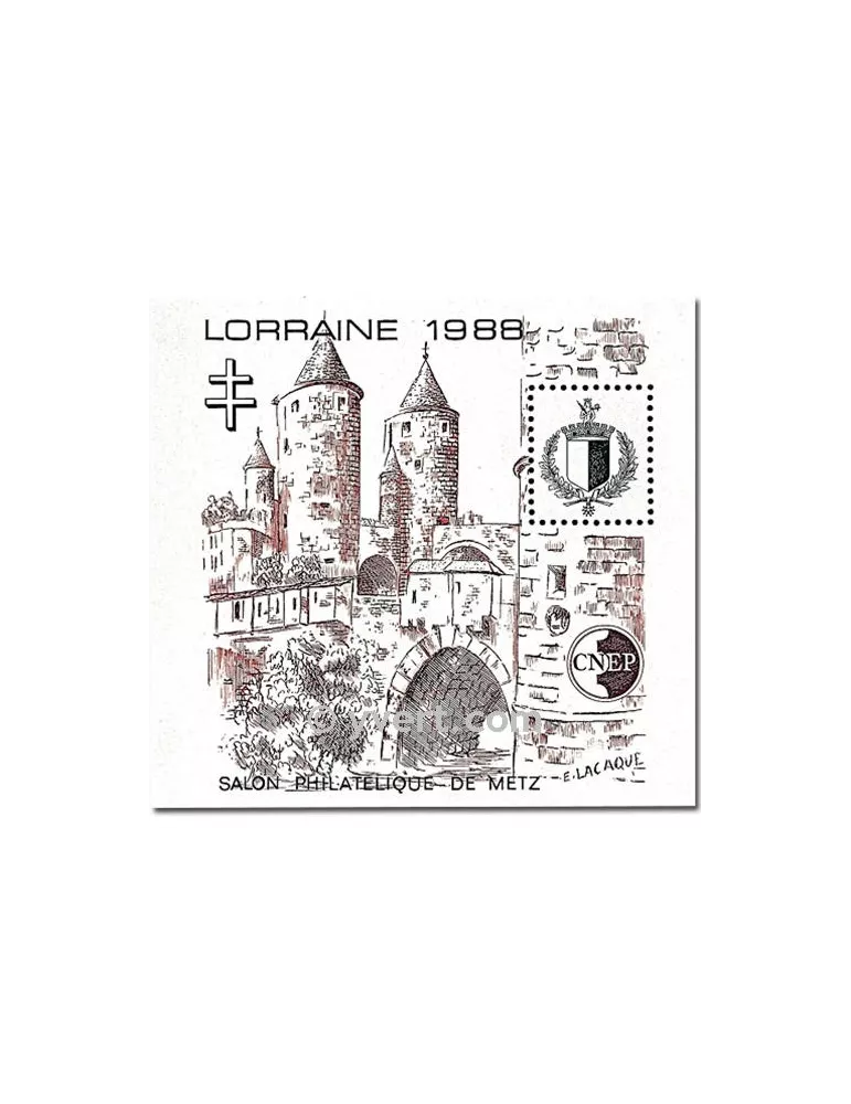 n° 9 - Timbre France CNEP