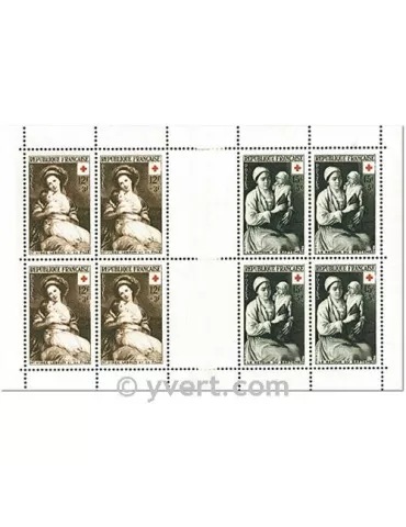 n° 2002 - Timbre France Carnets Croix Rouge (1953)