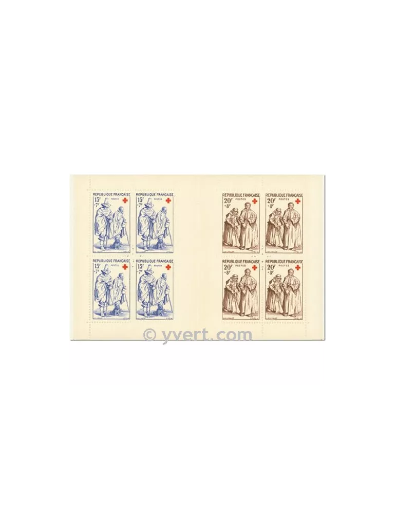 n° 2006 - Timbre France Carnets Croix Rouge (1957)