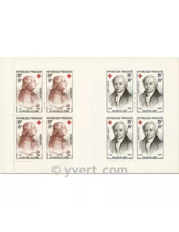 n° 2008 - Timbre France Carnets Croix Rouge (1959)