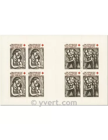 n° 2010 - Timbre France Carnets Croix Rouge (1961)