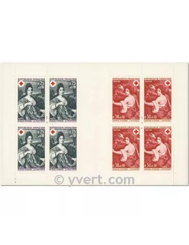 n° 2017 - Timbre France Carnets Croix Rouge (1968)