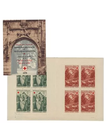 n° 2019A - Timbre France Carnets Croix Rouge (1970)