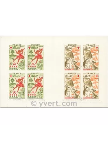 n° 2024 - Timbre France Carnets Croix Rouge (1975)