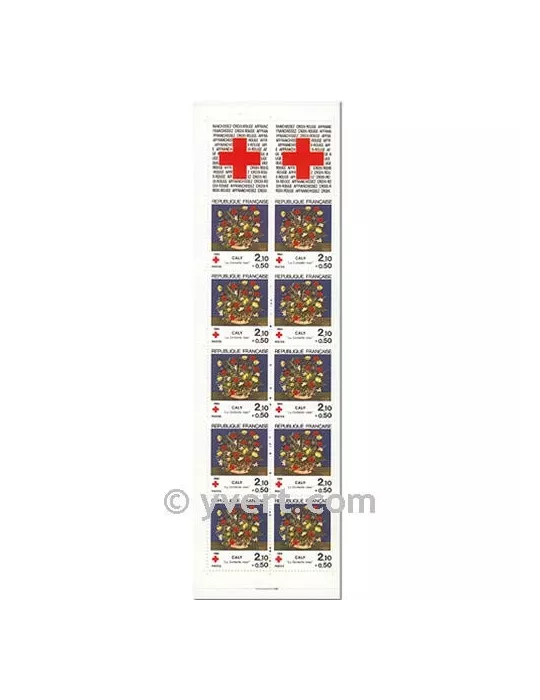 n° 2033 - Timbre France Carnets Croix Rouge (1984)