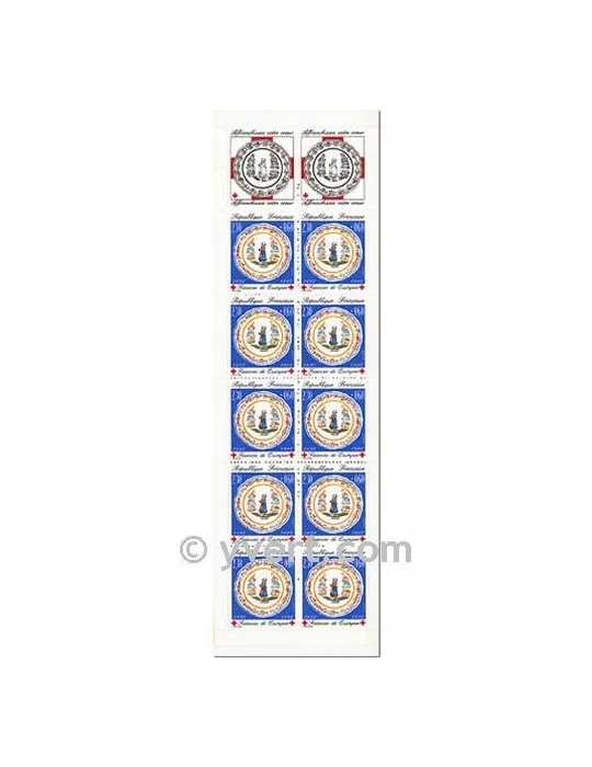 n° 2039 - Timbre France Carnets Croix Rouge (1990)