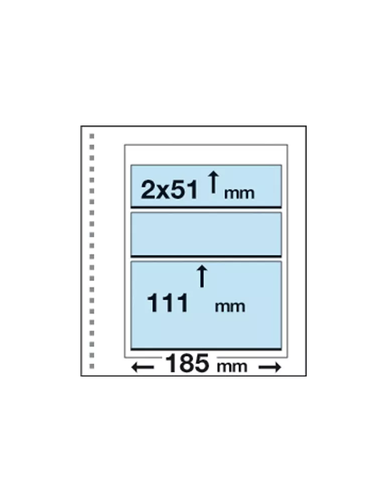 Recharges CK16 : 1 poche (111x185mm) et 2 bandes (51x185mm) - MARINI®