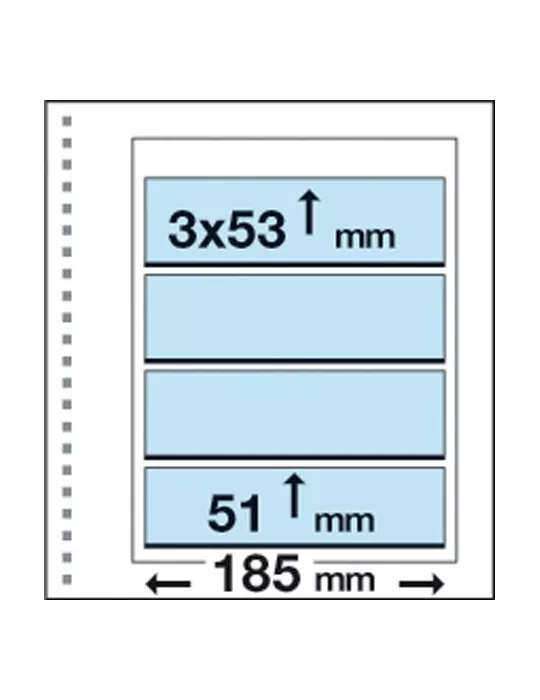 Recharges CK20 : 4 bandes (3x53x185mm et 51x185mm) - MARINI®