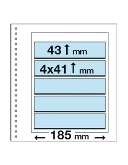 Recharges CK23 : 5 bandes (4x41x185mm et 43x185mm) - MARINI®
