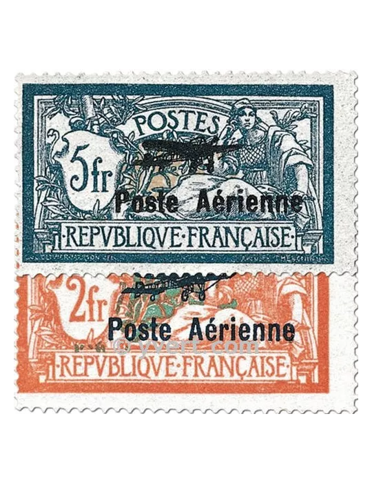 n° 1/2 - Timbre France Poste aérienne