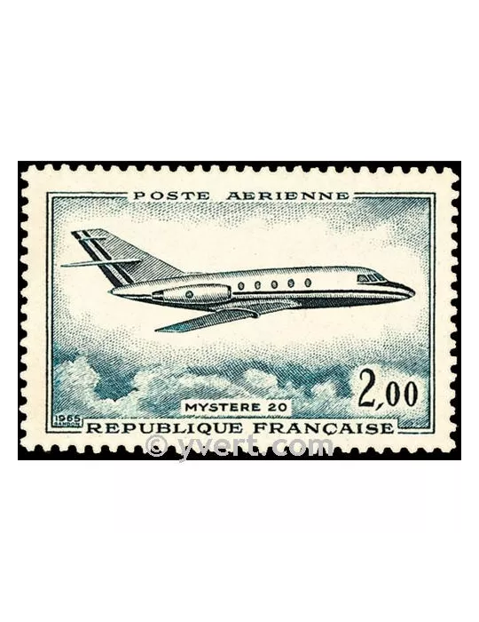 n° 42 - Timbre France Poste aérienne