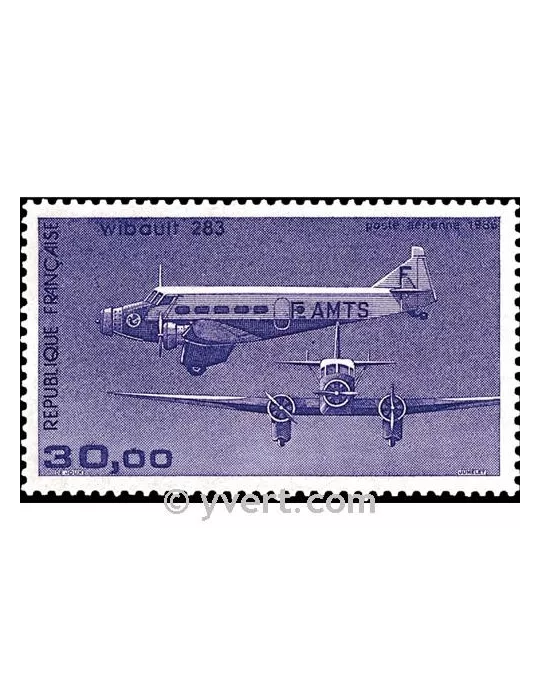 n° 59 - Timbre France Poste aérienne