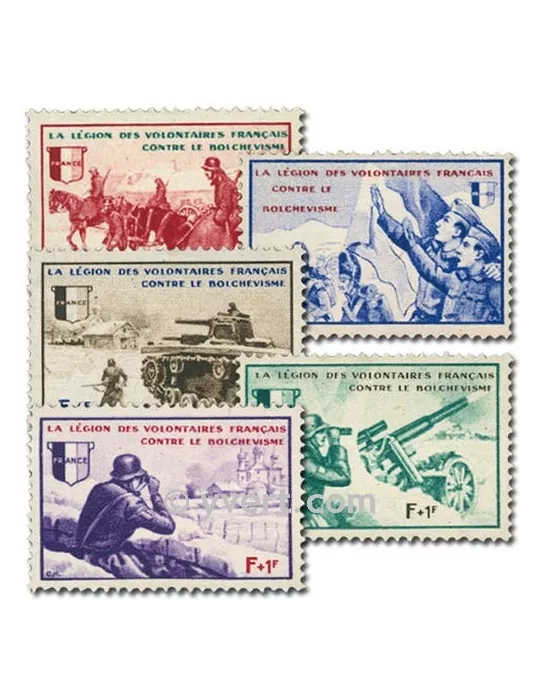 n° 6/10 - Timbre France LVF