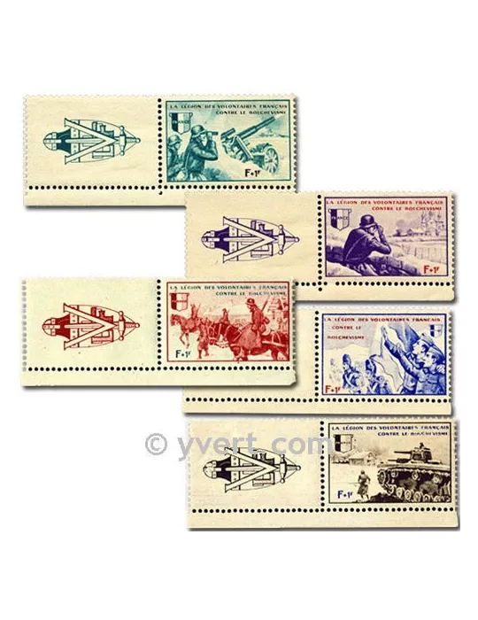 n° 6a/10a - Timbre France LVF