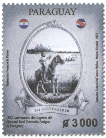 n° 3339 - Timbre PARAGUAY Poste