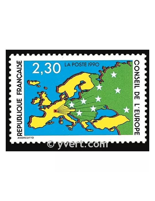 n° 104 - Timbre France De service
