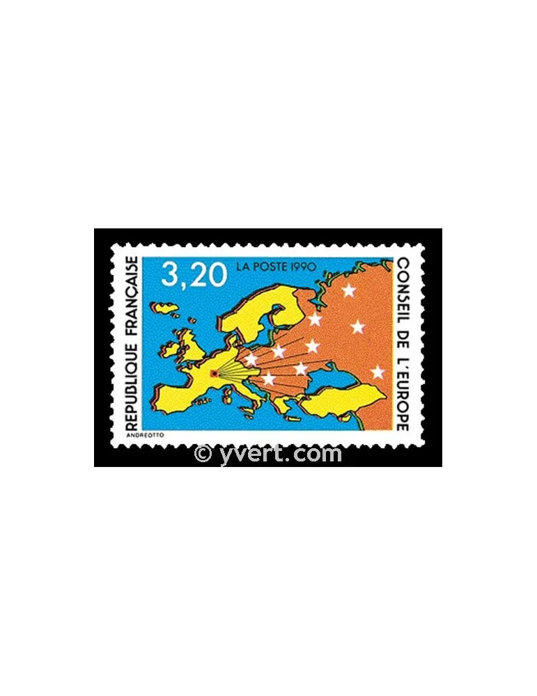 n° 105 - Timbre France De service