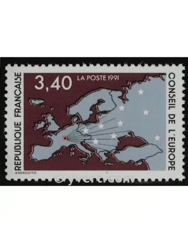 n° 107 - Timbre France De service