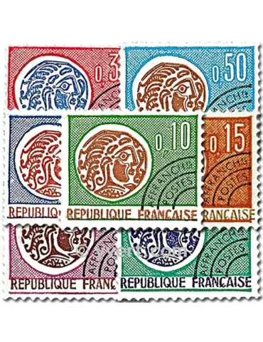 n° 123/129 - Timbre France Préoblitérés