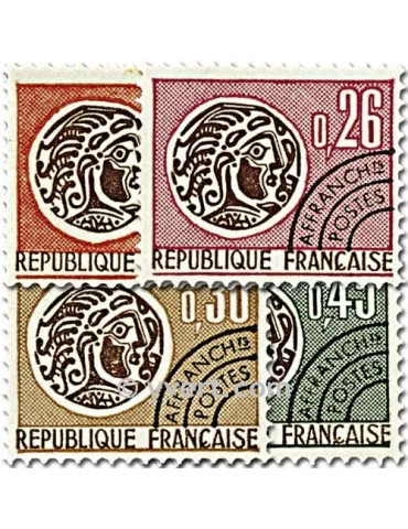 n° 130/133 - Timbre France Préoblitérés