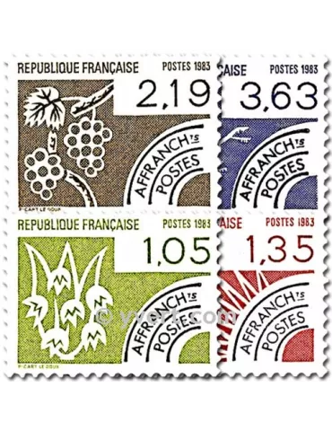 n° 178/181 - Timbre France Préoblitérés