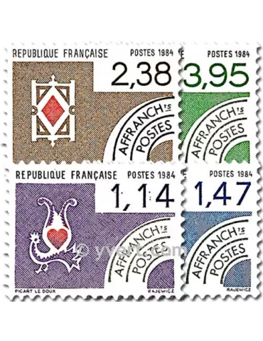 n° 182/185 - Timbre France Préoblitérés