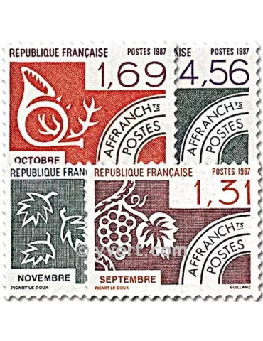 n° 194/197 - Timbre France Préoblitérés