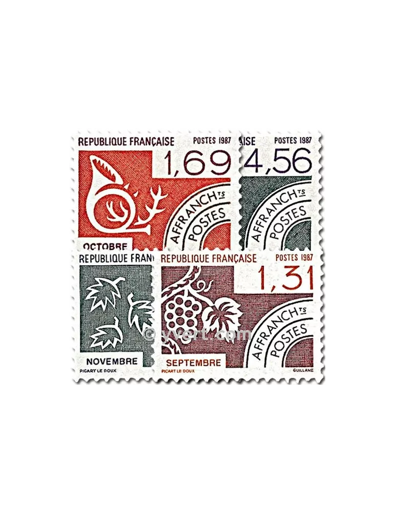 n° 194/197 - Timbre France Préoblitérés