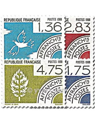 n° 198/201 - Timbre France Préoblitérés