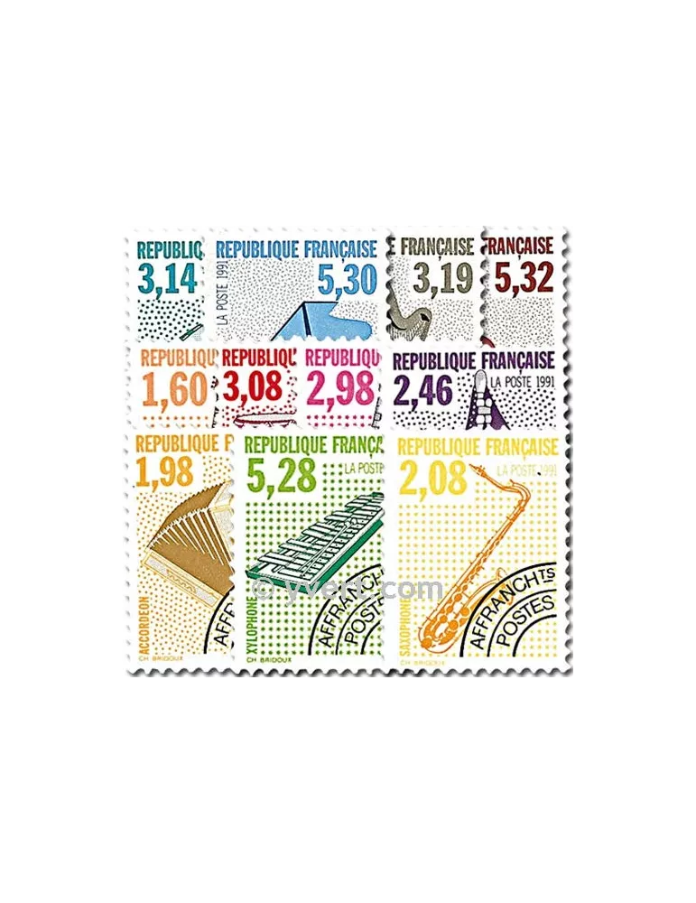 n° 213/223 - Timbre France Préoblitérés