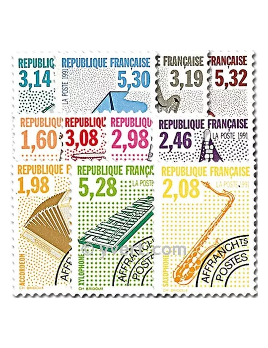 n° 213/223 - Timbre France Préoblitérés