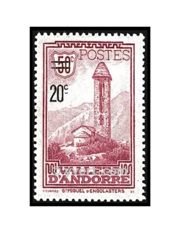 n° 46 - Timbre Andorre Poste