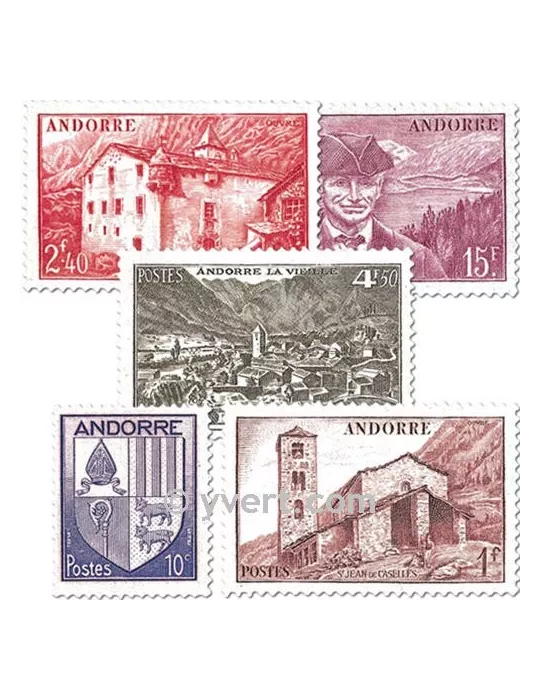 n° 93/118 - Timbre Andorre Poste