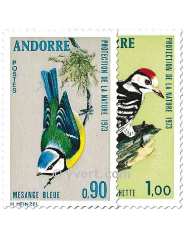 n° 232/233 - Timbre Andorre Poste