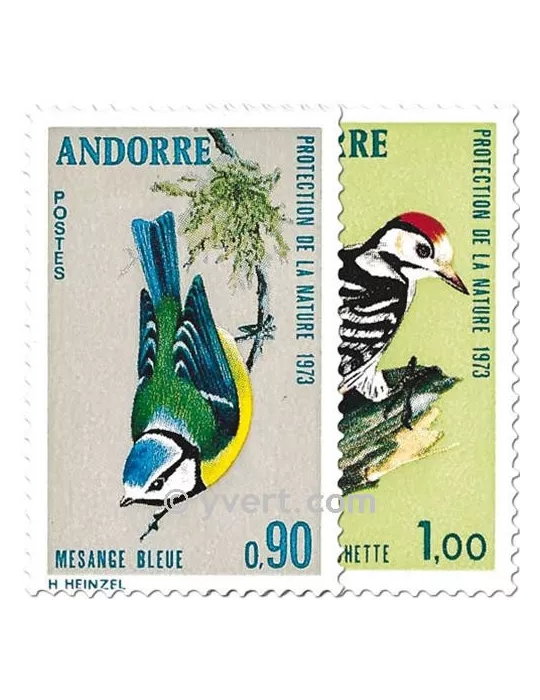 n° 232/233 - Timbre Andorre Poste