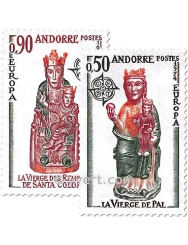 n° 237/238 - Timbre Andorre Poste