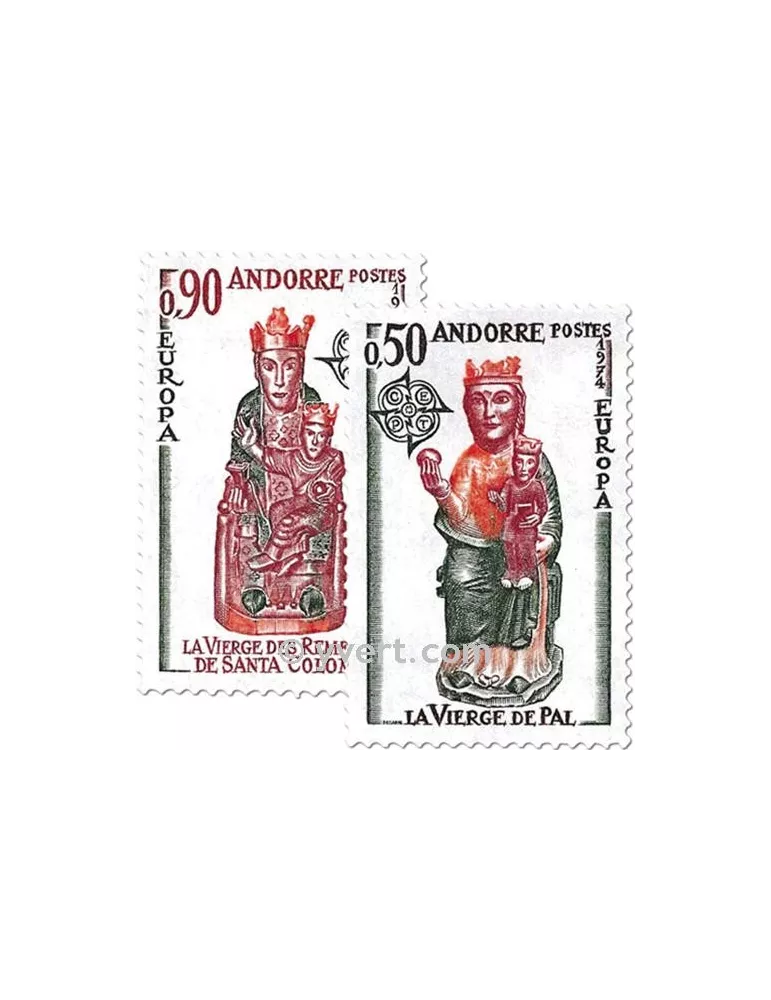n° 237/238 - Timbre Andorre Poste