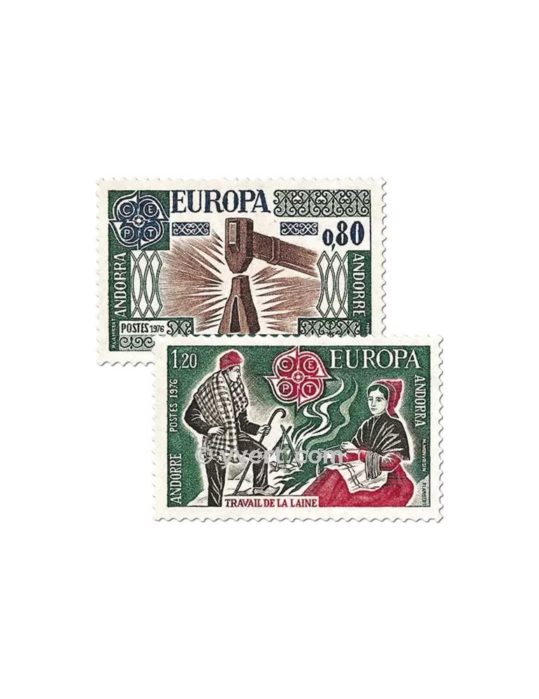 n° 253/254 - Timbre Andorre Poste
