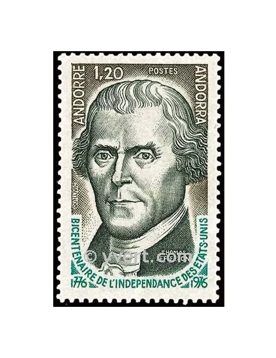 n° 255 - Timbre Andorre Poste