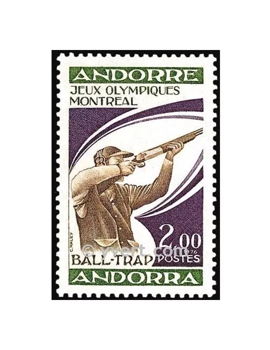 n° 256 - Timbre Andorre Poste