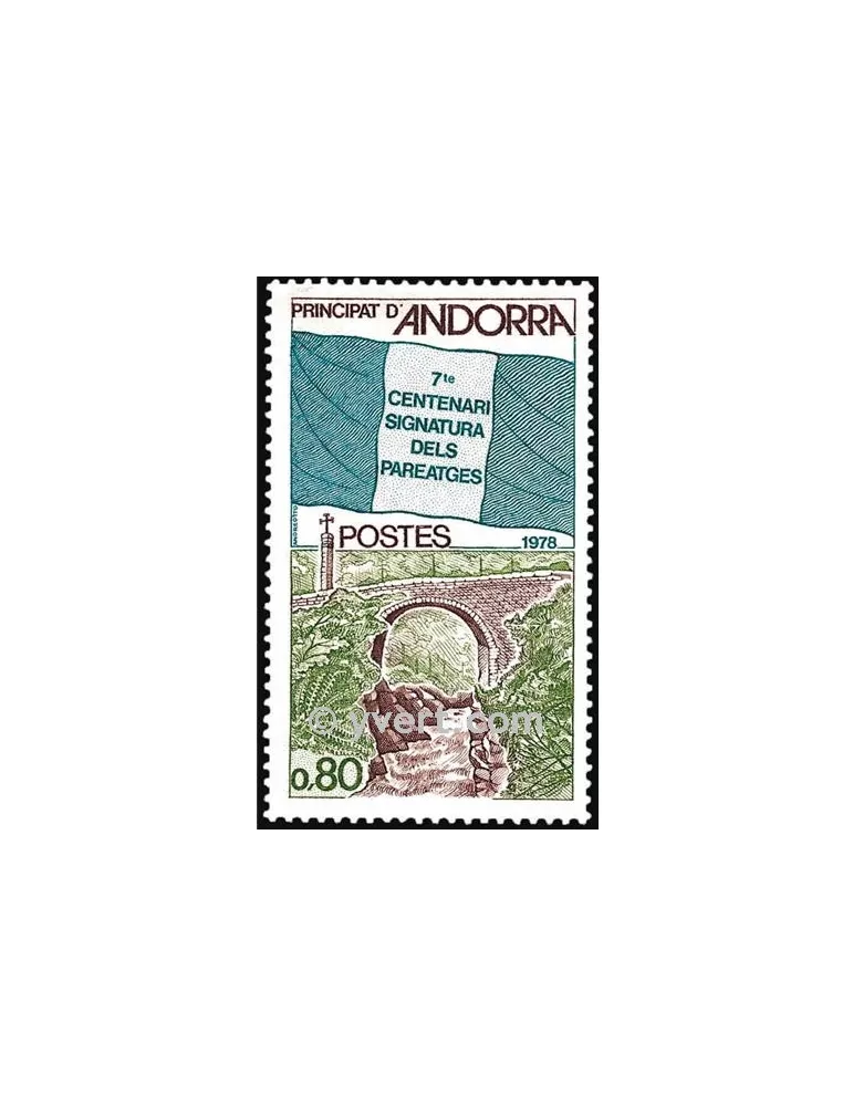 n° 268 - Timbre Andorre Poste