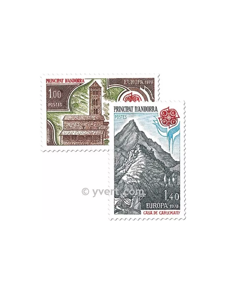 n° 269/270 - Timbre Andorre Poste