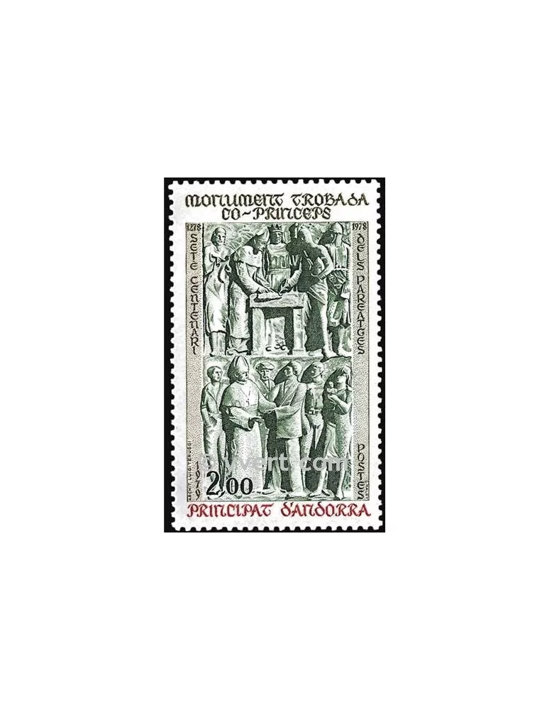 n° 280 - Timbre Andorre Poste