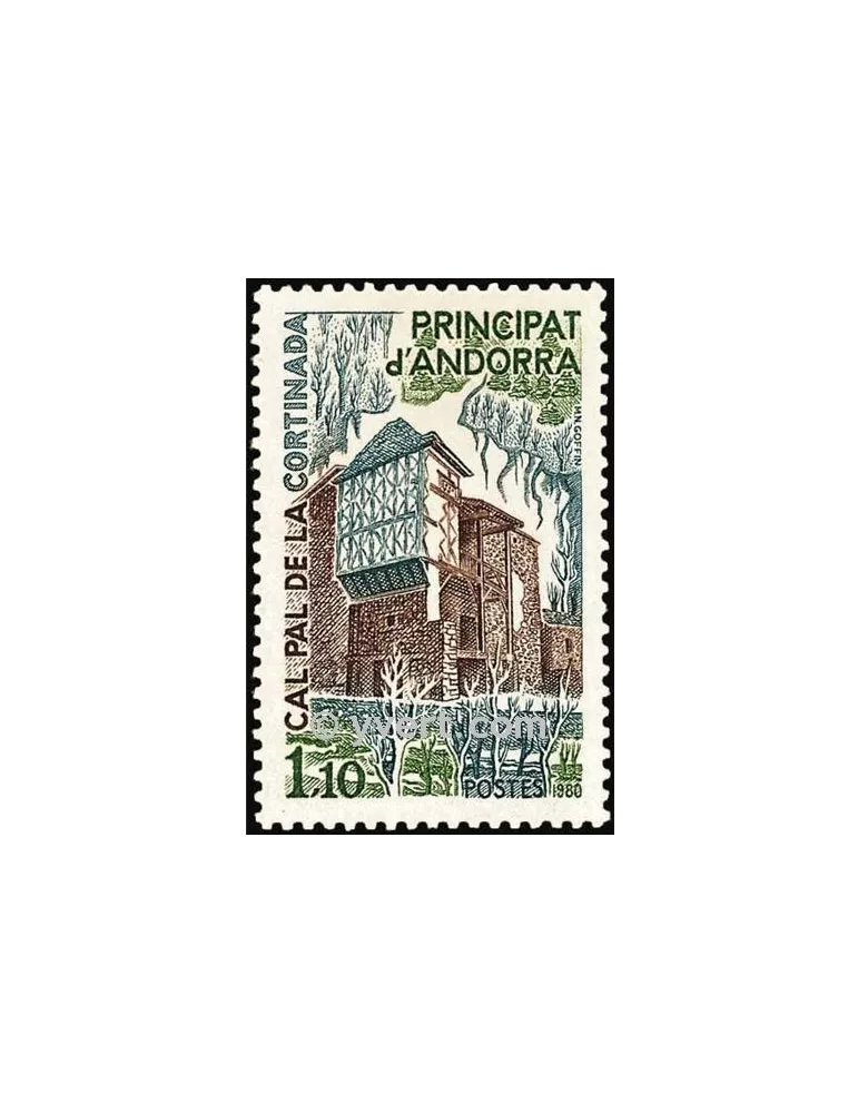 n° 282 - Timbre Andorre Poste