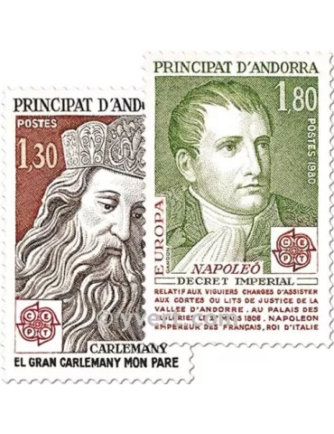 n° 284/285 - Timbre Andorre Poste