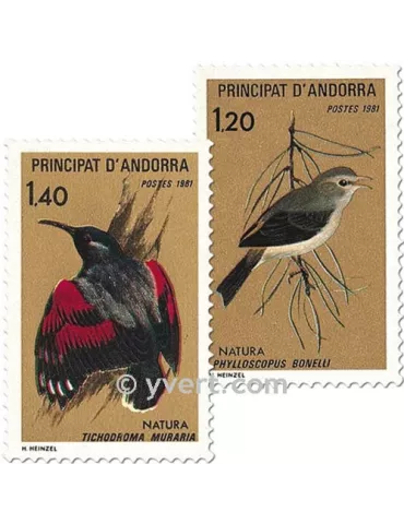 n° 294/295 - Timbre Andorre Poste