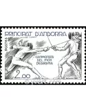 n° 296 - Timbre Andorre Poste