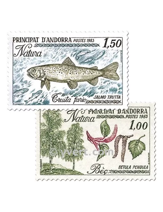 n° 311/312 - Timbre Andorre Poste